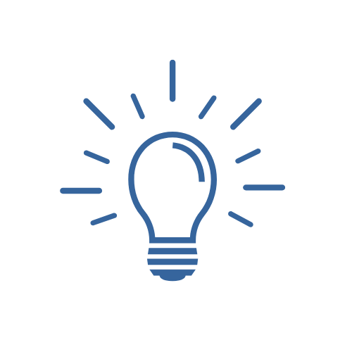 Lightbulb icon symbolising vision and innovative chiropractic care – Chiropractor Melbourne