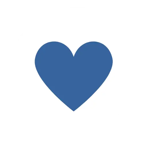 Blue heart symbol representing compassionate care – Chiropractor Melbourne