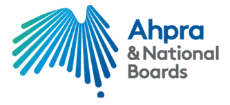 Australian colonic hydrotherapy professional association logo – AHPRA,