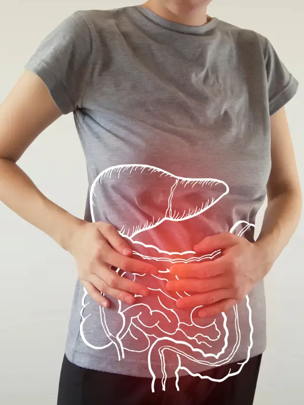 First-time colonic hydrotherapy client with abdominal discomfort