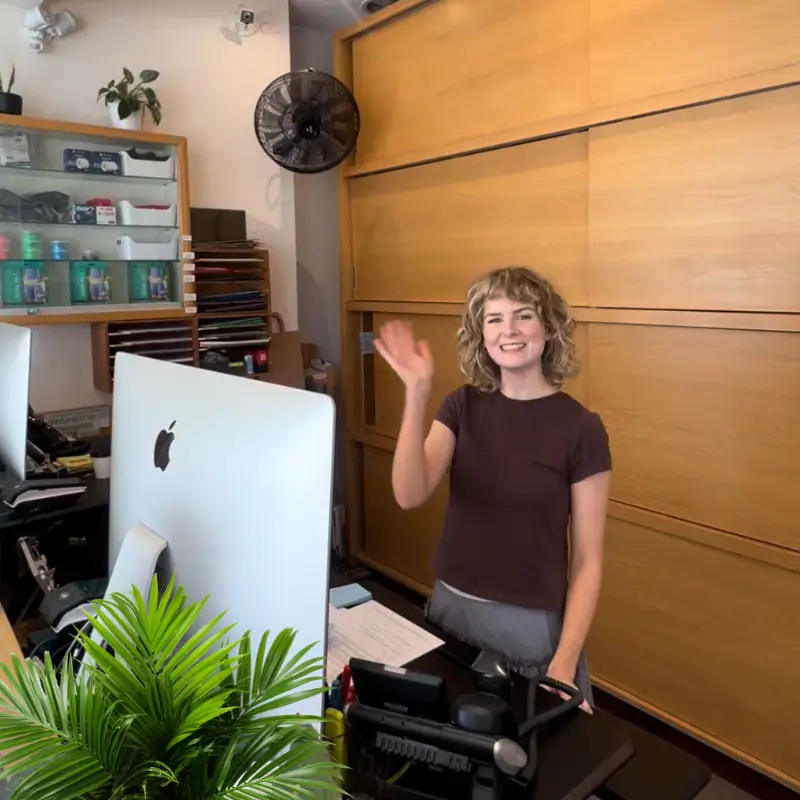 Melbourne Colonic Irrigation clinic receptionist welcoming clients