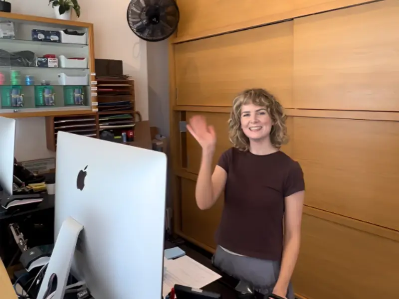 Melbourne Colonic Irrigation clinic receptionist welcoming clients