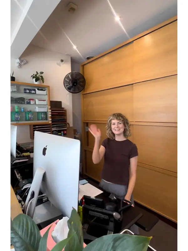 Melbourne Colonic Irrigation clinic receptionist welcoming clients