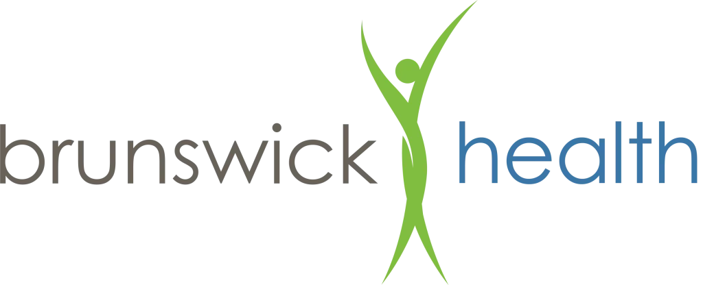 Health and wellness business logo featuring stylised human figure