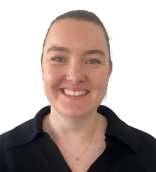 Professional headshot of Kass Sidley, a skilled Melbourne Colonic Hydrotherapist specializing in gut health and constipation